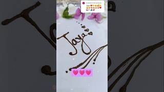 Jaya name in mehndi #viral#trending#viralshorts#shortsfeed#shorts#bts#fyp#jaya