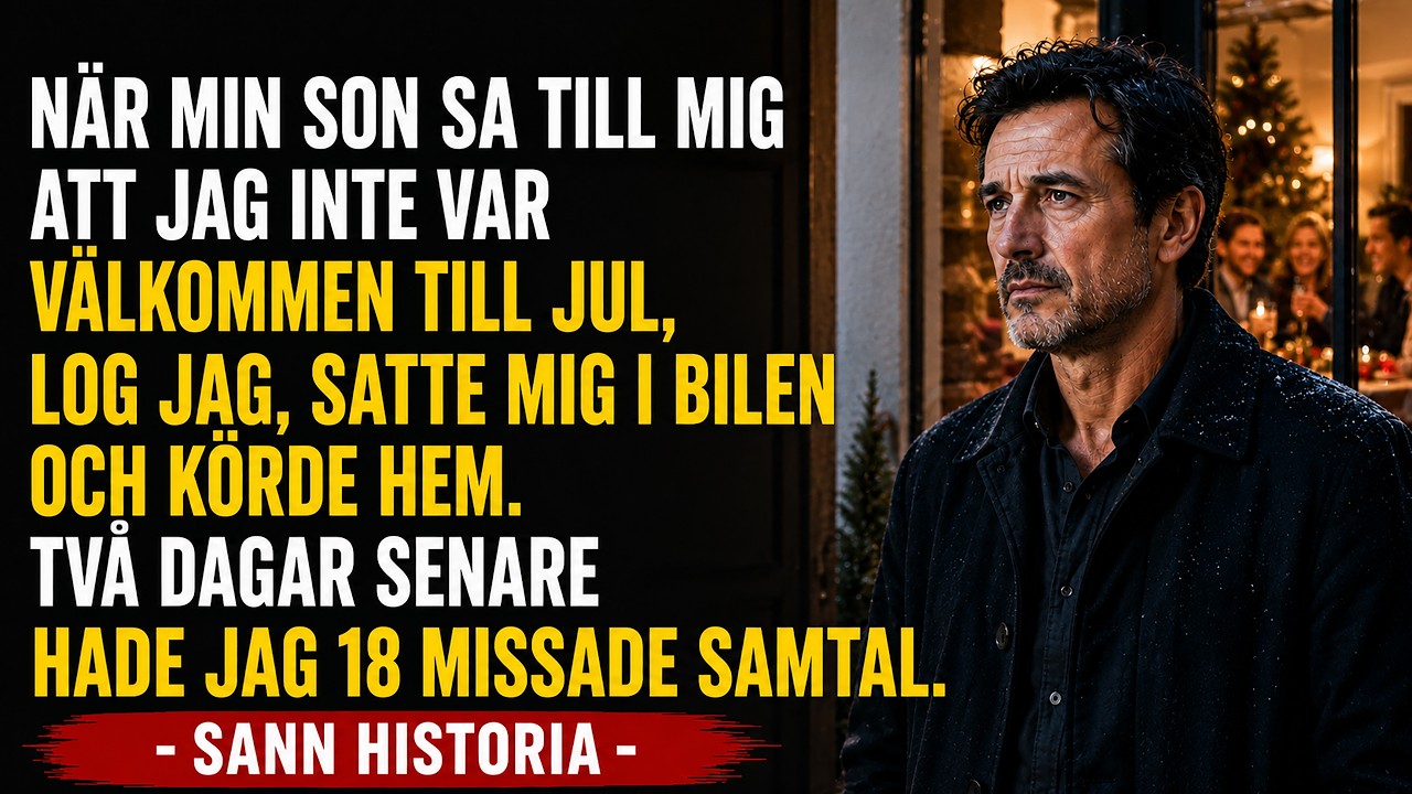 The moment my son told me I wasn't welcome at his house on Christmas Eve, I went cold. After five years of silently funding their perfect life—29,000 kronor every single month, plus the down...