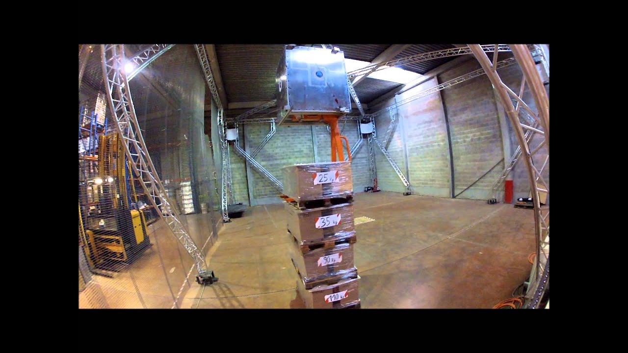 CoGiRo: A large-dimension cable-driven parallel robot - YouTube