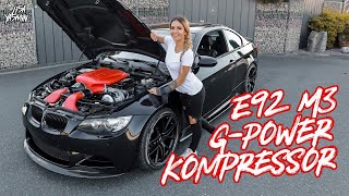 BMW E92 M3 G-Power Kompressor Umbau | Leistungsprüfstand | Carbonpaket | Lisa Yasmin