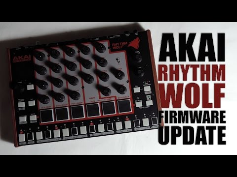 Akai Rhythm WOLF firmware update : Tutorial