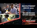 Recruitment drive 2022  5g group of companies