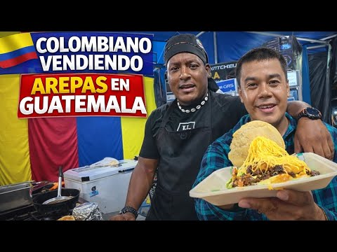 COMIENDO COMIDA CALLEJERA EN GUATEMALA || Los COLOMBIANOS ESTÁN EMIGRANDO AQUI 🇪🇨