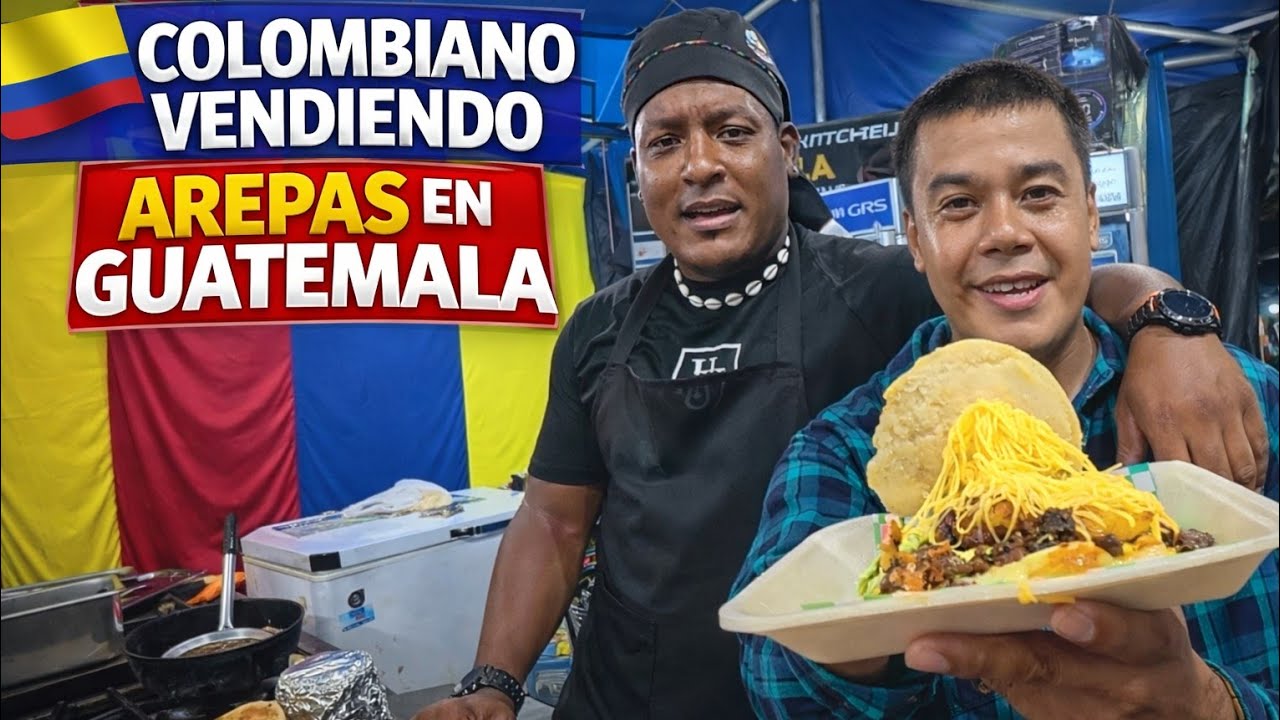 COMIENDO COMIDA CALLEJERA EN GUATEMALA || Los COLOMBIANOS ESTÁN EMIGRANDO AQUI 🇪🇨