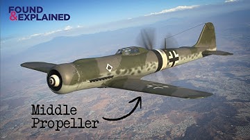 This German plane has a propeller... in the middle?