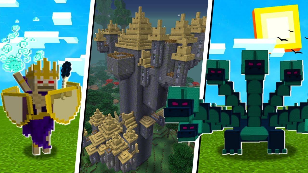 NOVA DIMENSÃO DO MCPE!! ADDON/MOD DA TWILIGHT FOREST PARA MINECRAFT PE ...