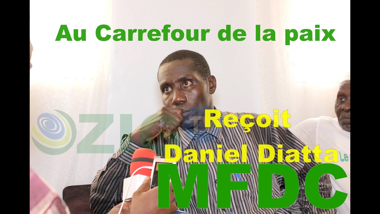Au Carrefour de la paix reçoit Mr Daniel Diatta membre du MFDC