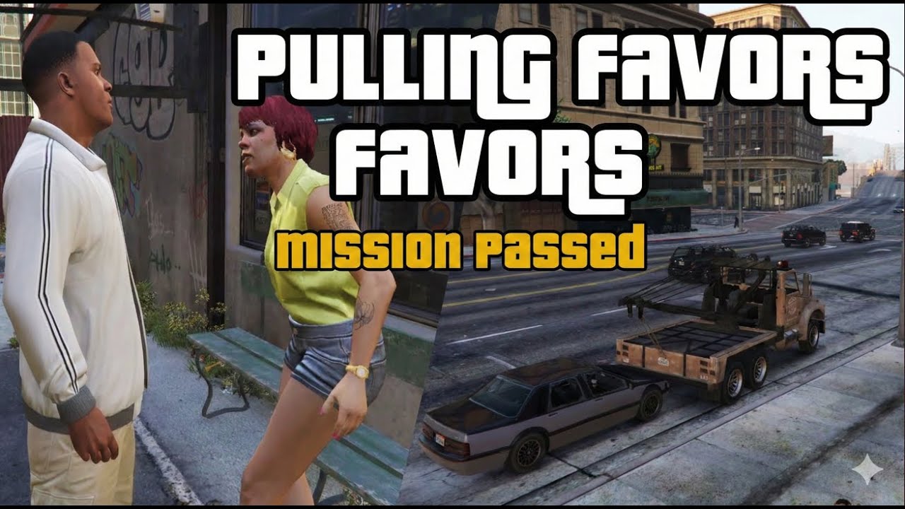 GTA5 Episode 6  Walkthrough: Pulling Favors (Tow Truck Mission) - Full Gold Medal