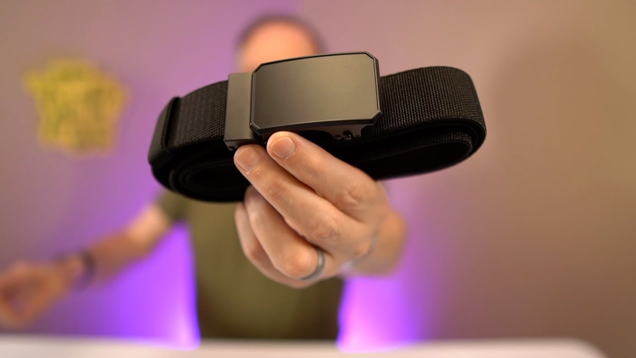 Ratchet Elastic Stretch Golf Belt for Men, Trim to Fit