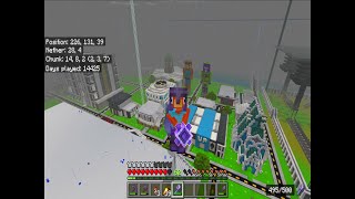 Full tour of the spawn on my 14,000 day survival world!!