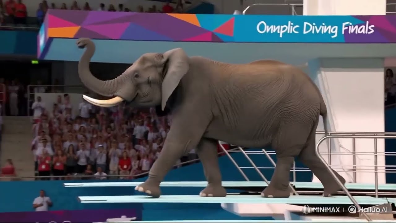 Olympic Diving Goes Wild!Animal Synchronized Showdown!