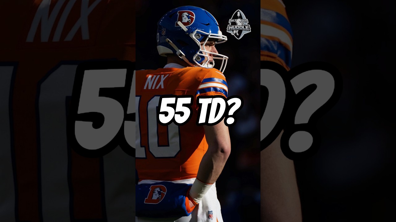 Could #Broncos QB Bo Nix Break Peyton Manning's TD Record?