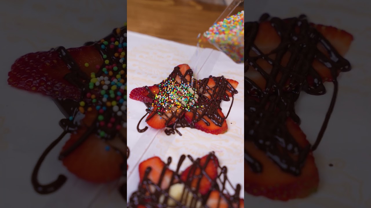 Chocolate and fruit Bites | Easy 3-Ingredient Fruit Dessert in 5 Minutes #fingerfood