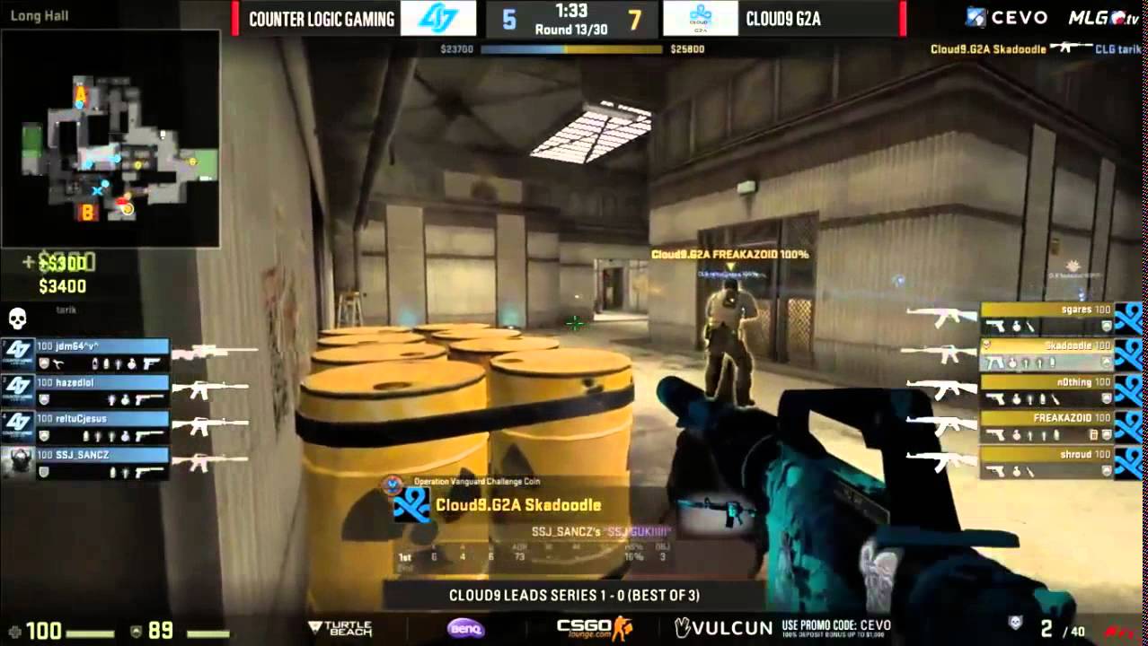 cs go hacks Cutler Sick 3-Man Spray - CLG vs Cloud9 26.07.15