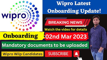 Wipro icims profile update for Onboarding | Wipro onboarding update | Onboarding - 2nd Mar 2023 👍