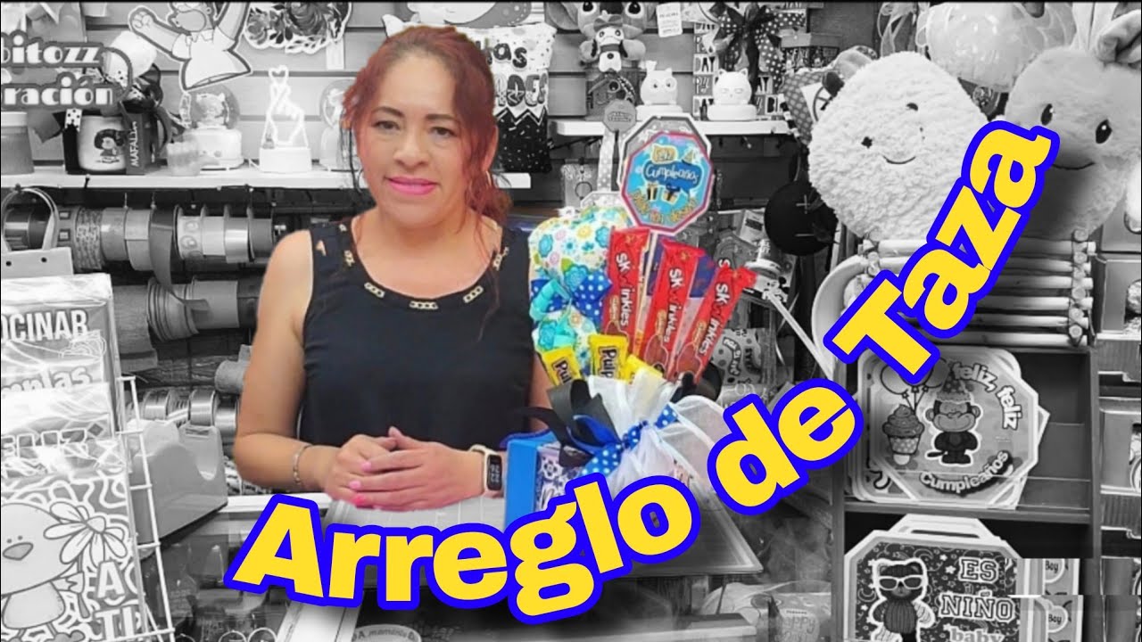 Arreglo de taza - accesorios para taza -regalos para toda ocasión tienda de regalos