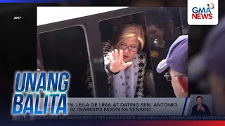 Dating Sen. Leila De Lima at dating Sen. Antonio Trillanes IV, inaresto noon sa Senado | Unang Hirit