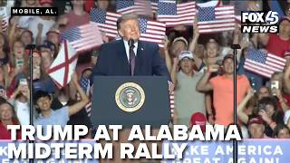 Information LIVE: Trump speaks at Midterm Rally in Alabama Update