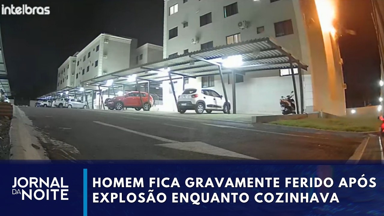 Homem fica gravamente ferido após explosão enquanto cozinhava