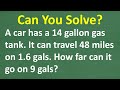 Math Problem Solving and Units of Measure