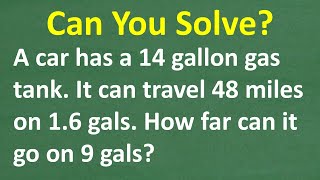 How Far Can This Car Go on 9 Gallons Real-Life Math Challenge!