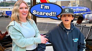 Celebrity First Flight EVER! | Surprise Trip! Profile