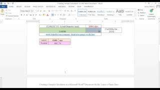 Sample Calculations in a Lab Report
