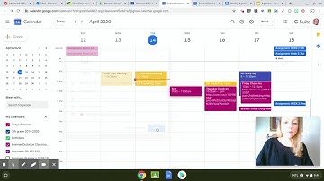Google Classroom Calendar for Students