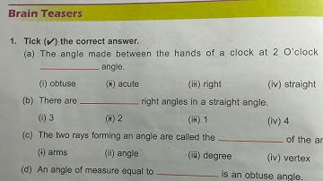 DAV Class 4 unit 10 brain teasers।। Math class 4 chapter 10 brain teasers dav public school
