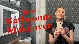 DAILY VLOG: Making over my bathroom, Peel & Stick Wallpaper and moreee!