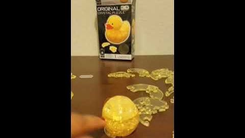 Original 3D Crystal Puzzle - Rubber Duck