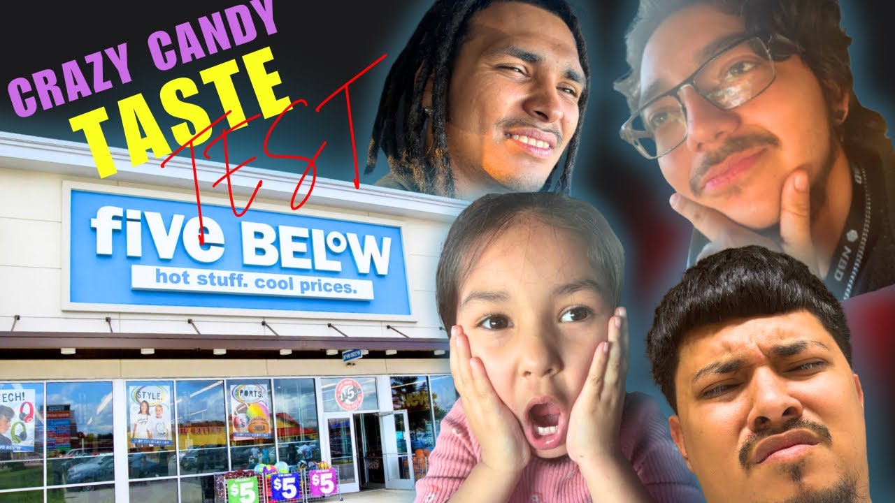 FIVE BELOW CANDY TEST W/ DJEFamily *funny af*