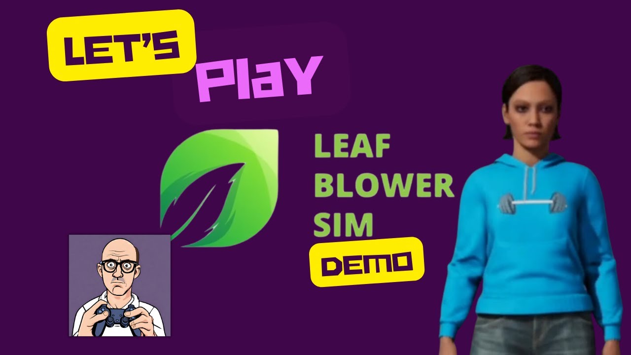 I became THE BEST Leaf Blower EVER Leaf Blower Sim Demo YouTube