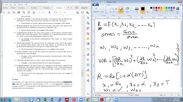 Metrology-Chapter 1: Lecture 7- Uncertainty analysis (Arabic narration)