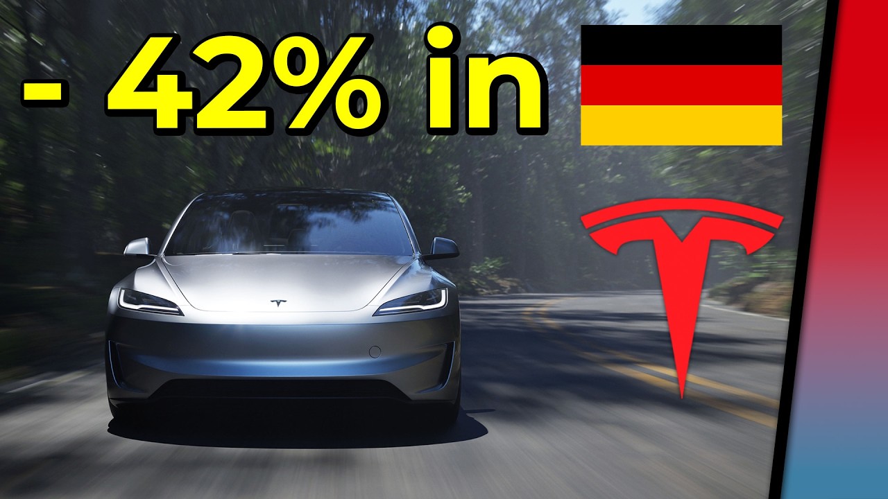 Absturz: 42% weniger Tesla verkauft. Geht Tesla in Deutschland den Bach runter?