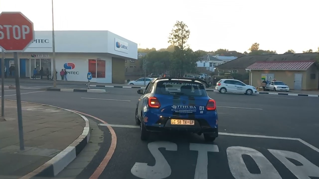 Malmesbury sunrise drive on a May day in the Swartland