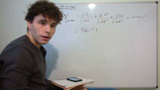 Exam FM Practice Problem #29. Only 34 Days until my exam