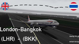 Перелет из Лондона в Бангкок (LHR-BKK) на Boeing 777-300er