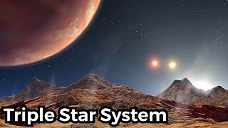 इस ग्रह से तीन सूर्य  दीखते है  | Alien Planet Orbiting Three Suns