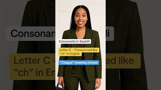 Swahili Consonants: C & D⁠C sounds like “ch” in EnglishD pronounced like English “d” #LearnSwahili