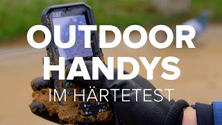 Outdoor-Handys im Härtest: Nokia 800 Tough vs. Caterpillar S52 vs. Gigaset GX290 vs. Cat B35