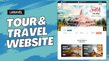 Tour And Travel Website | Developed with Laravel, Ajax, JavaScript & Bootstrap