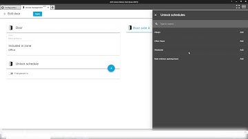 AXIS Camera Station Secure Entry - First person in