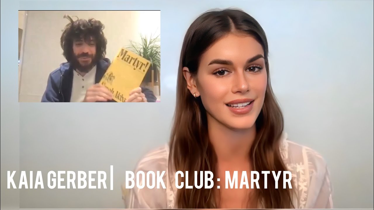 Kaia Gerber's book club talking about "Martyr" with Kaveh Akbar - YouTube
