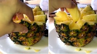 Twitter users were going wild for videos of pineapples being
''peeled.'' full story:
https://abc7.com/food/is-this-the-right-way-to-eat-pineapple/5183250/