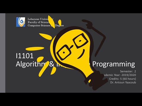 Algorithmics & Programming