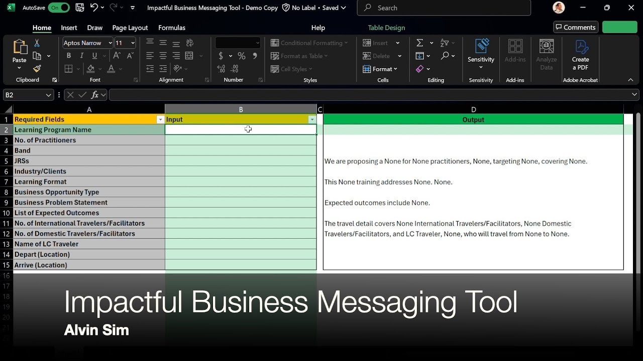 Automate Business Justification Writing with Python in Excel | MECE Framework Demo