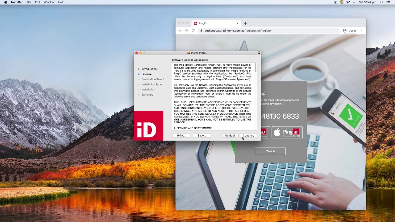 How to install Multi-Factor Authentication (MFA) for students, on your Mac device (primary device)