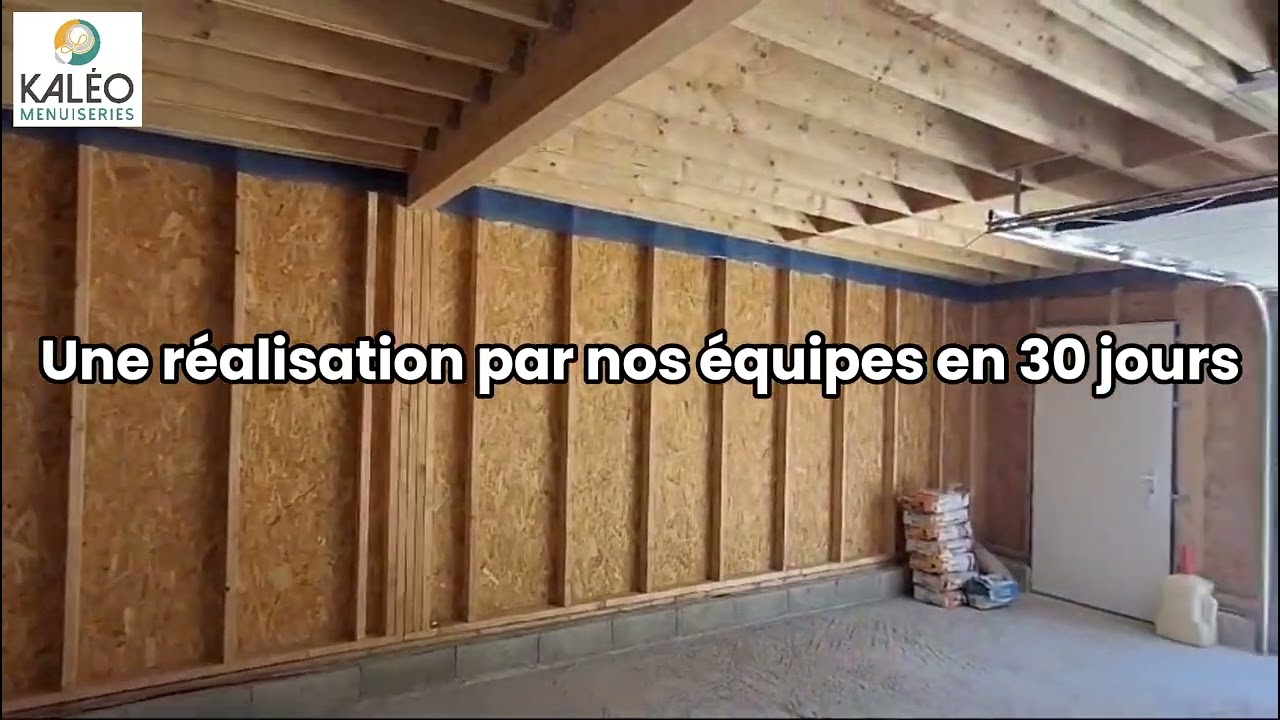 Extension bois par KALEO Menuiseries en Eure et loir Menuiseries ALU BOIS et PVC / Ossature bois