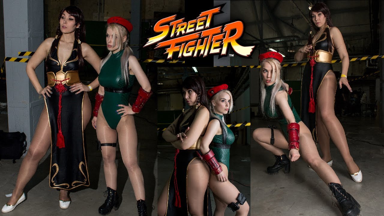 MELMO's curvy Street Fighter Chun-Li and Cammy cosplay provides